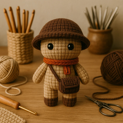 Explorer Mushroom Crochet Pattern